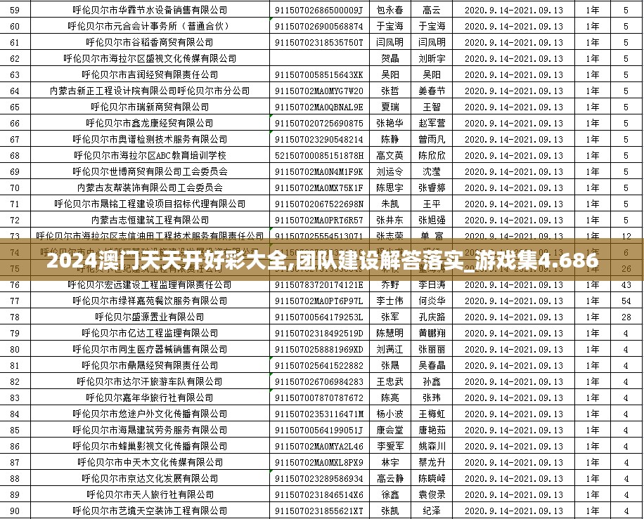 2024澳门天天开好彩大全,团队建设解答落实_游戏集4.686