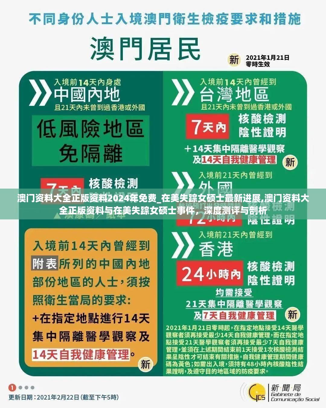 澳门资料大全与失踪女硕士事件深度测评与剖析，犯罪行为的警示与反思