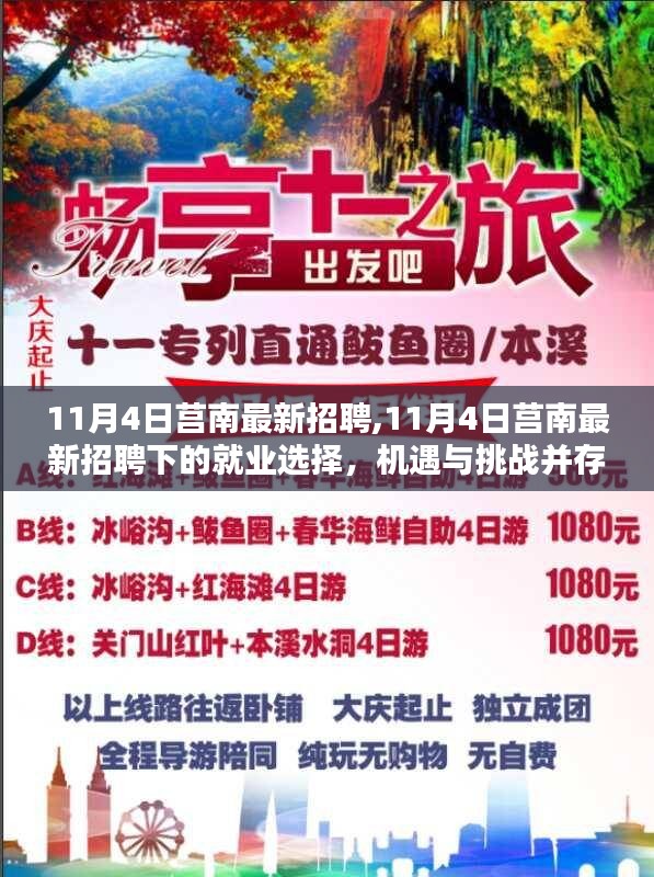 11月4日莒南最新招聘，就业选择的机遇与挑战