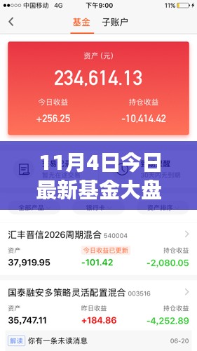 11月4日基金大盘指数飙升，变化中的学习与成就感的源泉