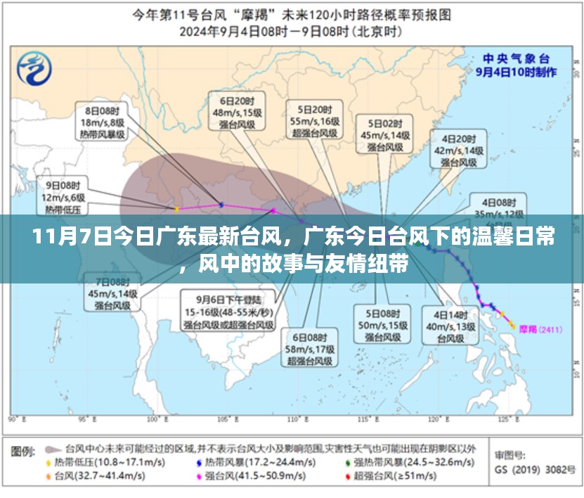 广东台风下的温馨日常，风的故事与友情纽带（11月7日最新）