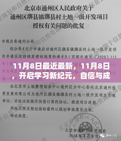 11月8日，开启学习新纪元，自信与成就感的魔法时刻