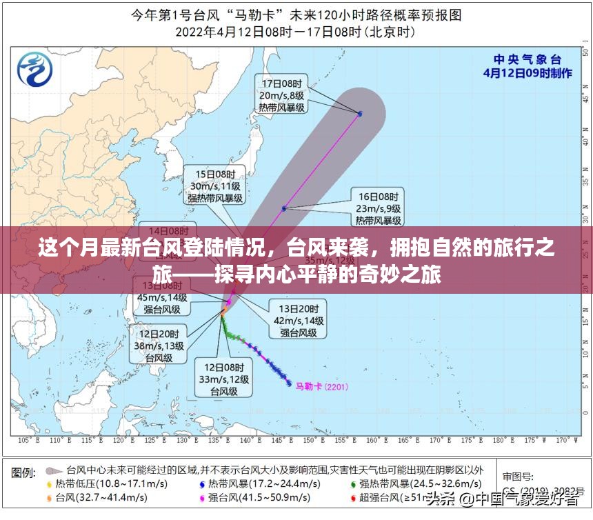 最新台风登陆报告，台风之旅，探寻内心平静的奇妙探险