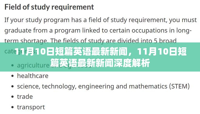 11月10日短篇英语新闻及其深度解析