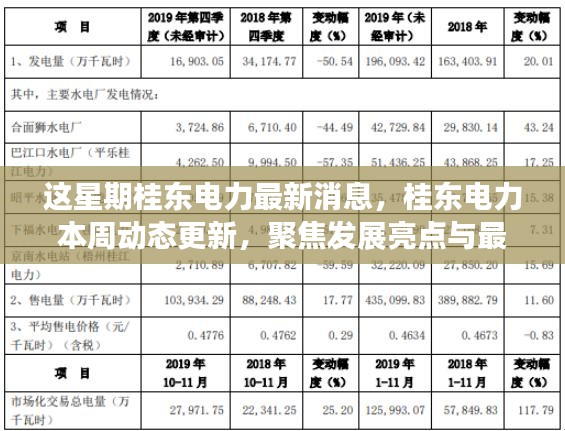 桂东电力本周动态更新，聚焦发展亮点与最新进展进展报告