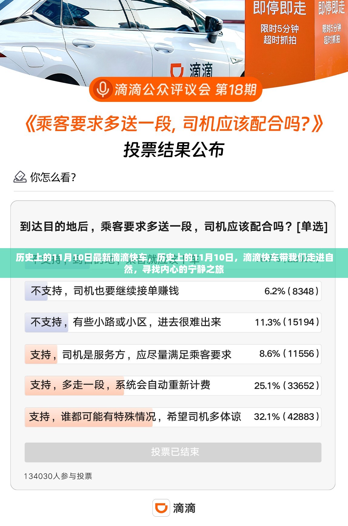 历史上的11月10日，滴滴快车带我们走进自然的心灵之旅