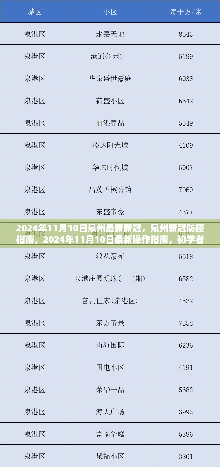 泉州新冠防控指南进阶全攻略，最新操作指南与初学者进阶攻略（2024年11月版）