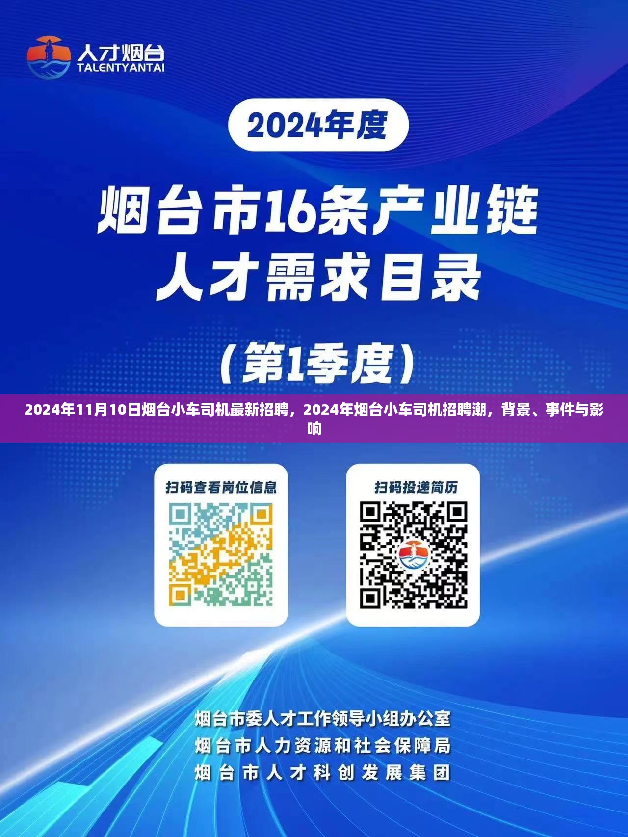 2024年烟台小车司机招聘潮，背景、事件与影响