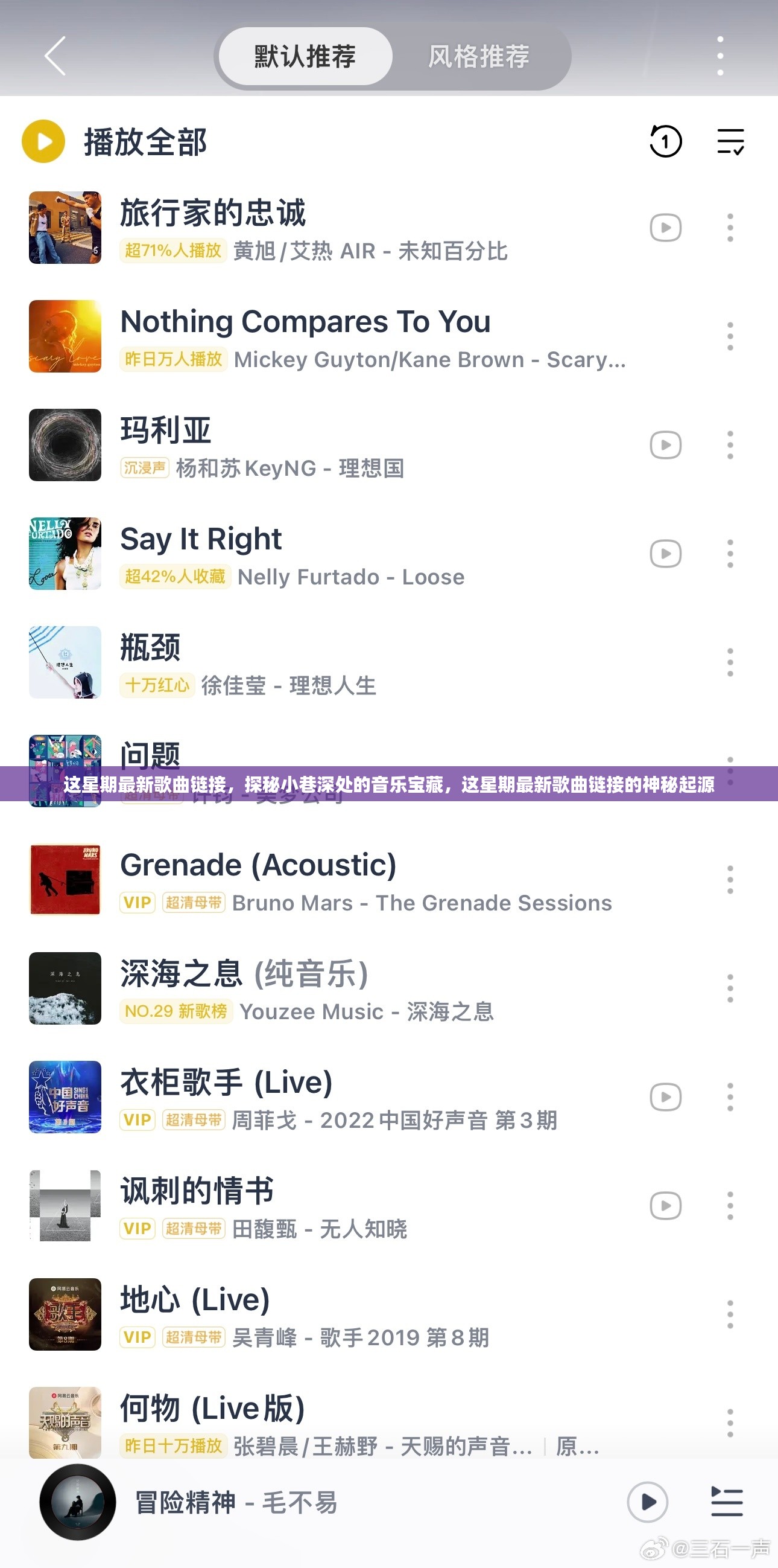 探秘小巷深处的音乐宝藏，揭秘本周最新歌曲链接的神秘起源