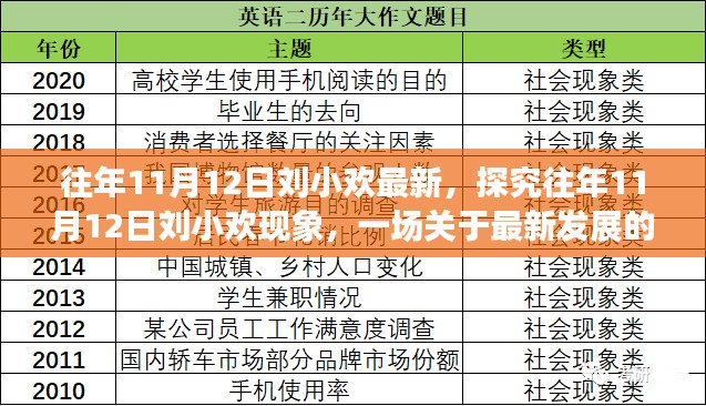 探究刘小欢现象，历年11月12日的观点碰撞与发展探究