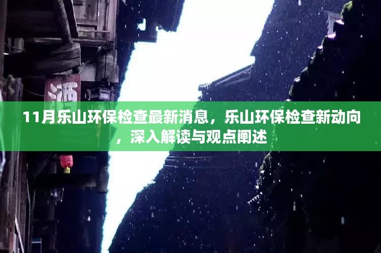 乐山环保检查新动向深度解读与观点阐述