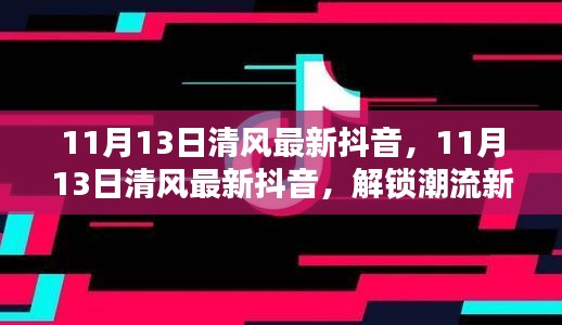 11月13日清风最新抖音，潮流新风尚，领略独特抖音世界