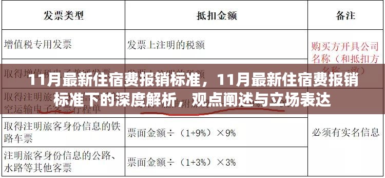 深度解析，11月住宿费报销标准及其观点与立场表达