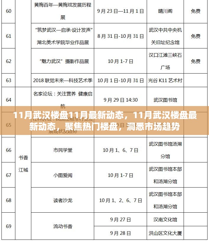 武汉楼盘最新动态聚焦，热门楼盘揭秘与市场趋势洞悉