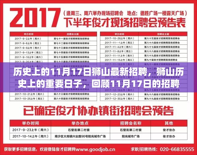 历史上的11月17日狮山招聘事件回顾，重要日子的深远影响