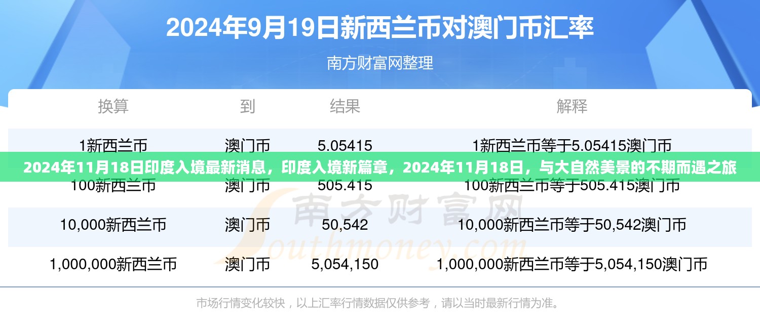 印度入境最新动态，自然美景之旅的不期而遇，2024年11月入境指南