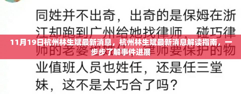 杭州林生斌最新消息解读，事件进展深度了解指南