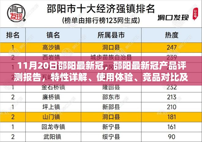 邵阳最新冠产品评测报告，特性详解、使用体验、竞品对比与目标用户分析