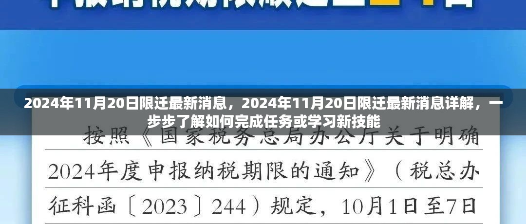 2024年11月20日限迁最新消息详解，任务完成与技能学习指南