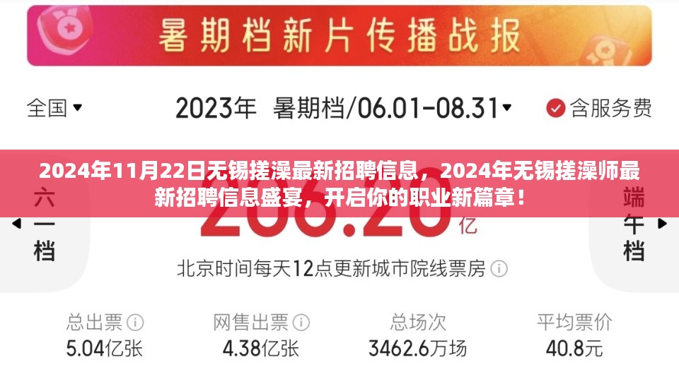 2024年无锡搓澡师招聘盛宴，开启职业新篇章