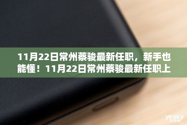 常州蔡骏最新任职上任详解，新手指南与全攻略