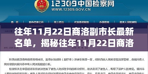 揭秘往年11月22日商洛副市长名单，一览官员风采！