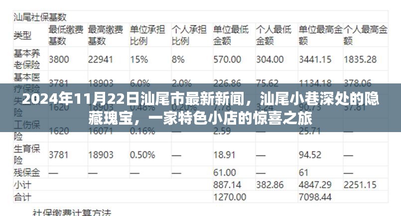 汕尾小巷深处的隐藏瑰宝，特色小店惊喜之旅（最新报道）