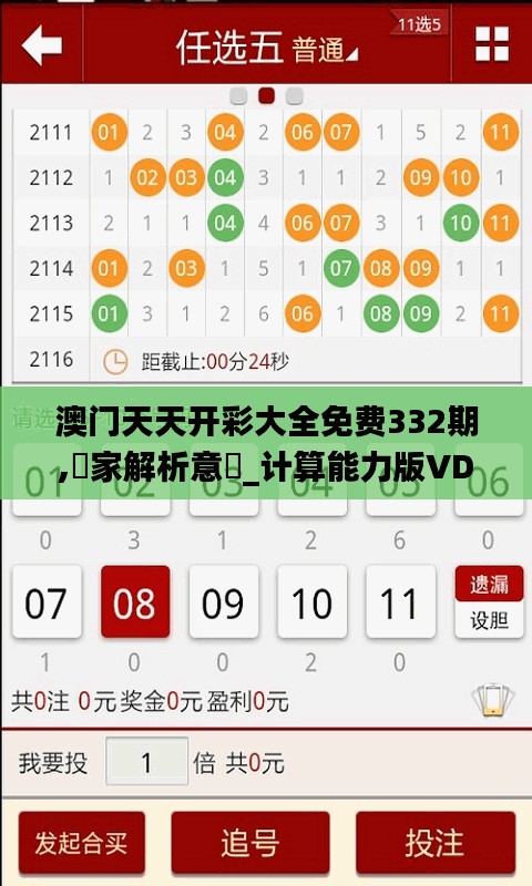 澳门天天开彩大全免费332期,專家解析意見_计算能力版VDF11.9