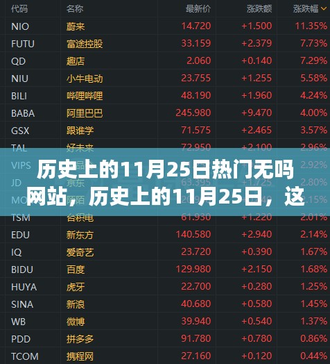 全新科技无界网站引领历史潮流，重塑生活体验，历史上的11月25日盛大上线！