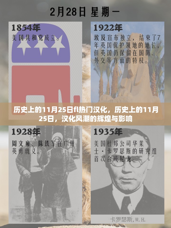 历史上的11月25日，汉化风潮的辉煌与影响及热门汉化事件回顾