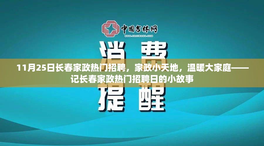 长春家政招聘日，家政小天地，温暖大家庭的故事