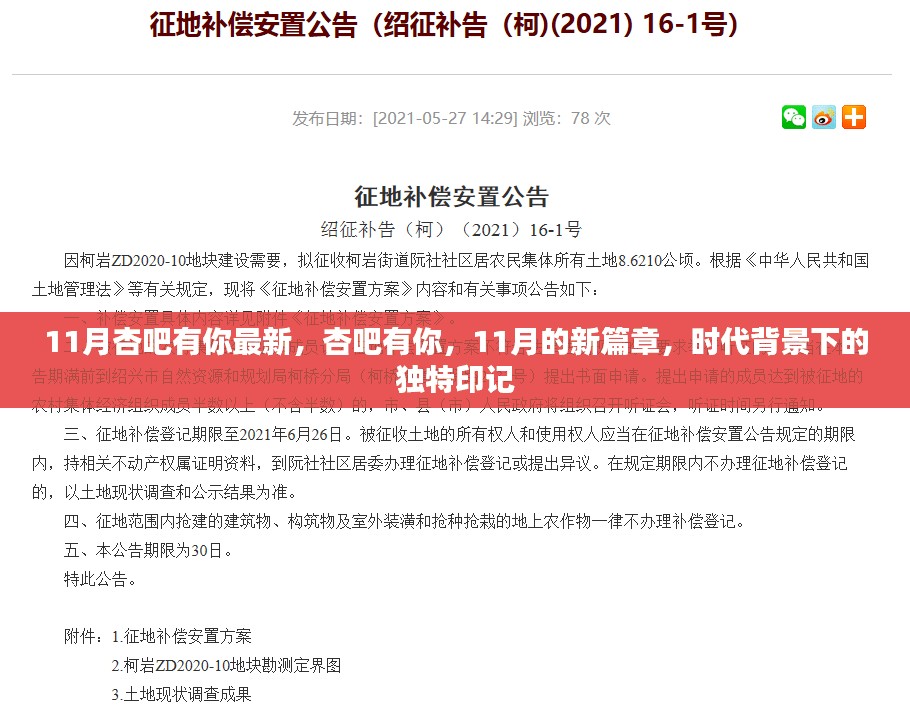 杏吧有你，时代印记下的独特篇章——11月新篇章开启