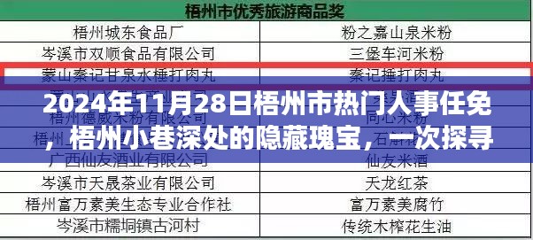 梧州人事美食冒险之旅，探寻小巷深处的隐藏瑰宝与特色人事任免揭秘