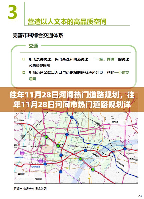 往年11月28日河间市热门道路规划概览