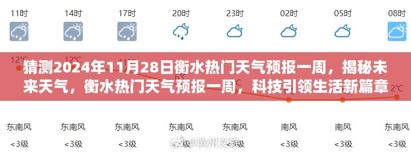 揭秘衡水未来一周天气预报，科技引领生活新篇章（预测至2024年11月28日）