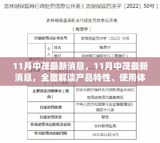 11月中茂最新动态，产品特性解读、用户体验与目标用户群体深度剖析