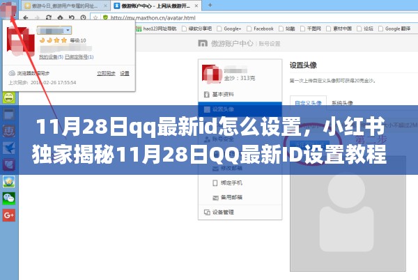 11月28日QQ最新ID设置教程独家揭秘，小红书教你打造个性标识！