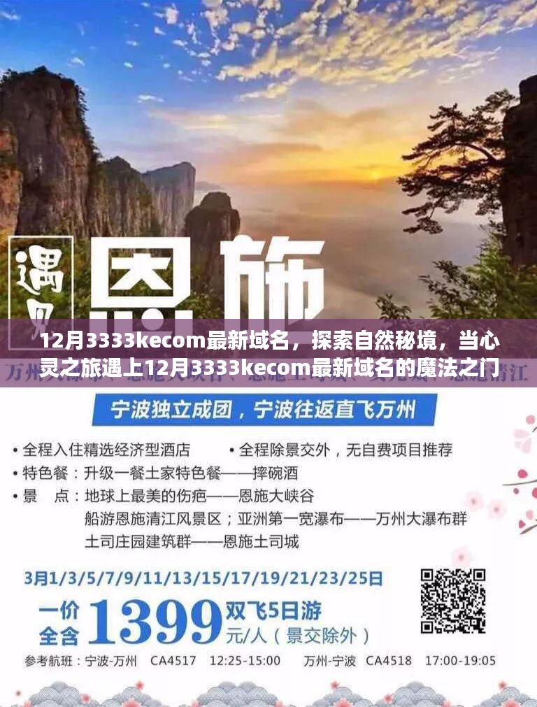 探索自然秘境，心灵之旅遇上最新域名魔法之门