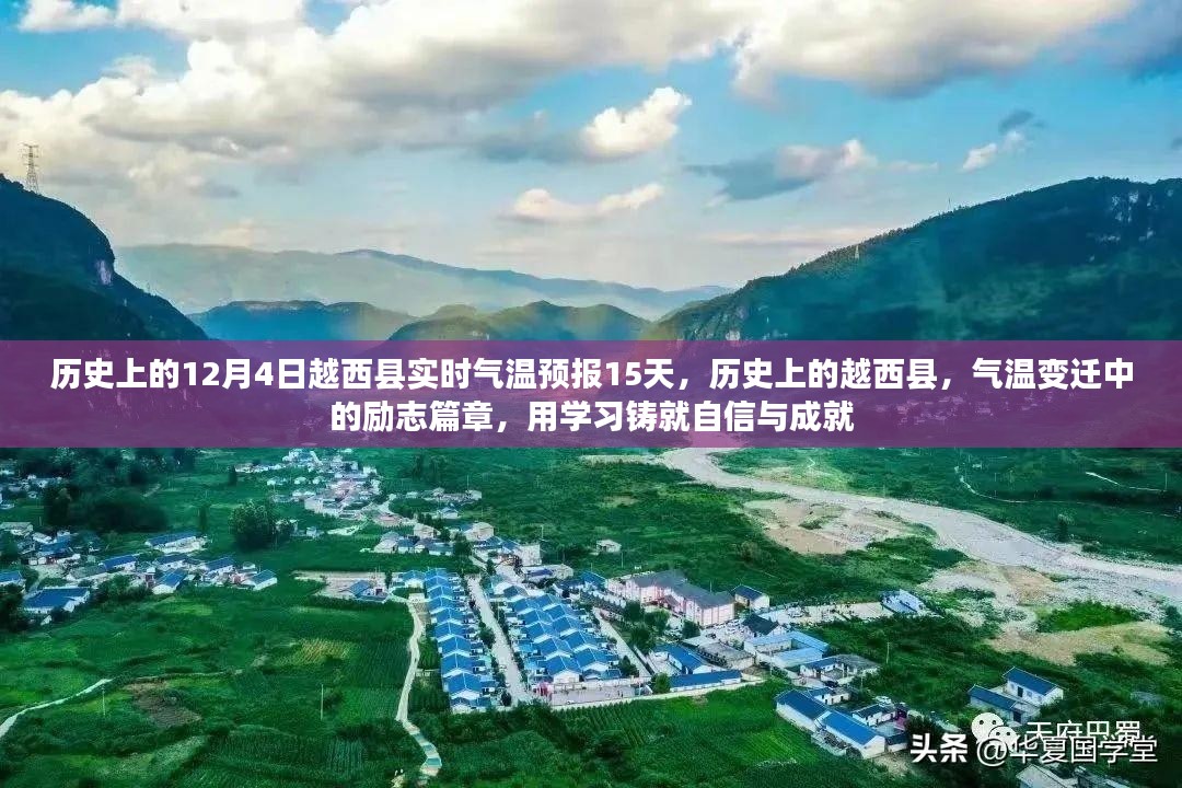 历史上的越西县气温变迁，励志篇章与实时预报的交汇点，学习铸就自信与成就之路