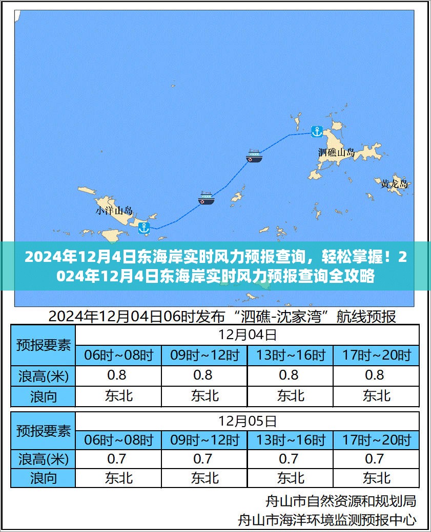 2024年12月4日东海岸实时风力预报查询全攻略，轻松掌握最新预报信息