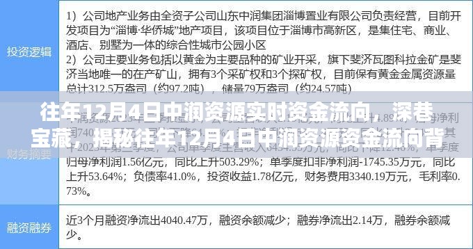 揭秘往年12月4日中润资源资金流向，深巷宝藏特色小店揭秘日资金流向动态