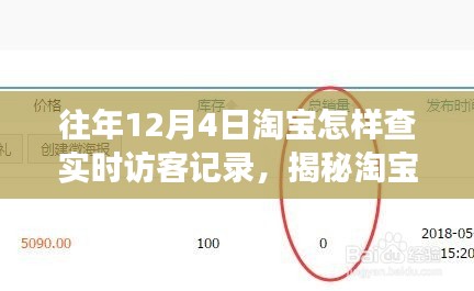 揭秘淘宝实时访客记录查询系统，洞悉顾客轨迹，掌握销售先机！