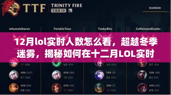 揭秘十二月LOL实时人数背后的故事，自信与成长的力量超越冬季迷雾