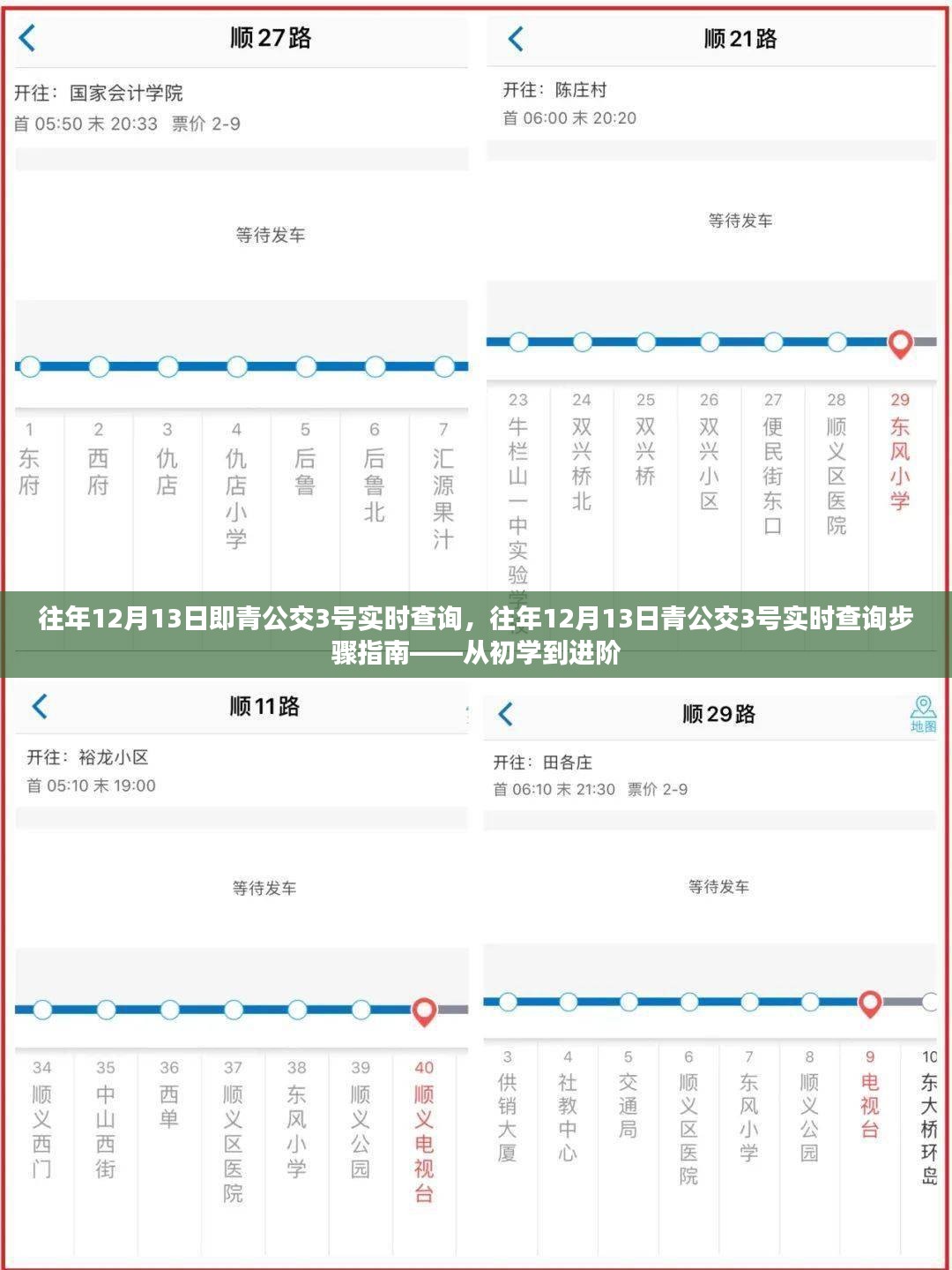 往年12月13日青公交3号实时查询攻略，从新手到进阶的全面指南