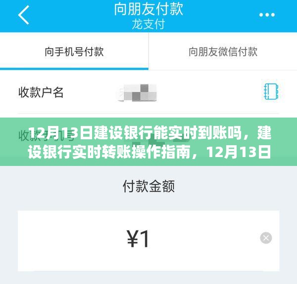12月13日建设银行实时转账操作详解及实时到账指南