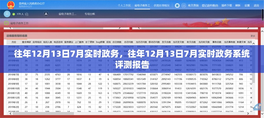 往年12月13日政务实时系统评测报告及政务系统概览