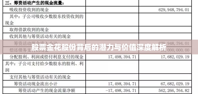 股票金花股份背后的潜力与价值深度解析