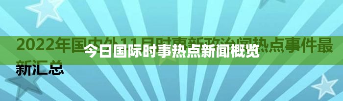 今日国际时事热点新闻概览