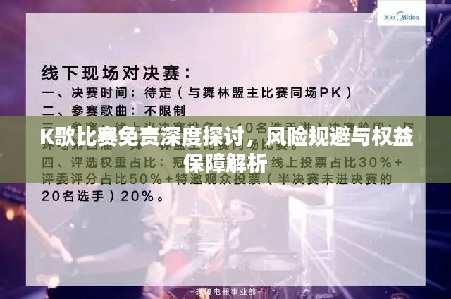 K歌比赛免责深度探讨，风险规避与权益保障解析