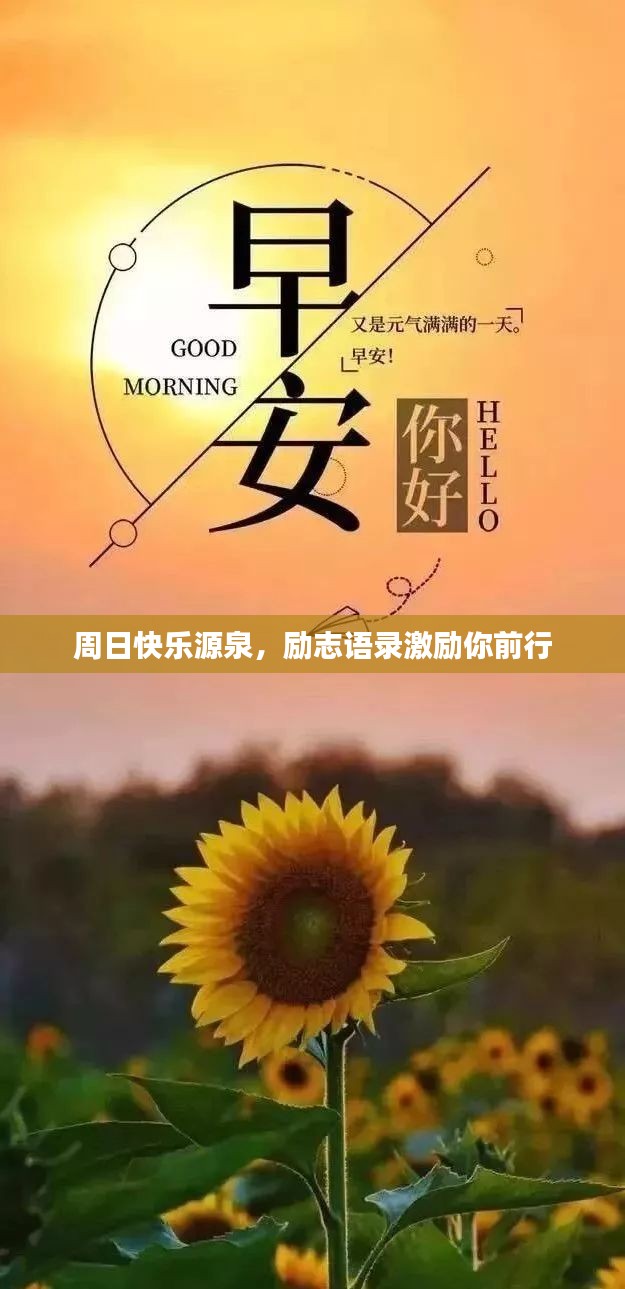 周日快乐源泉，励志语录激励你前行